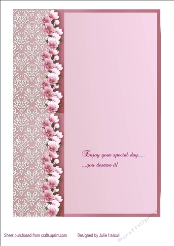 Mothers Day insert to match floral card topper cup857509_2306