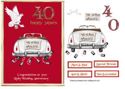 Ruby Wedding Anniversary