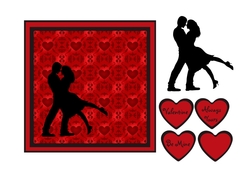 Dancing Couple Silhouette