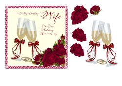 Wife Wedding Anniversary Card