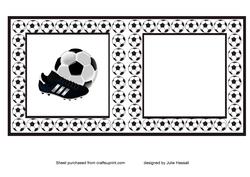 Insert for Football & Boots Card