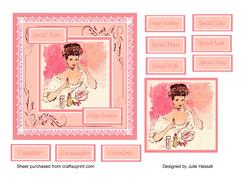 Vintage Lady Birthday