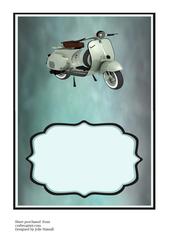 Insert for Vespa Father's Day Card, 	cup680391_2306