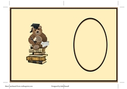 Insert for teddy bear graduation card, cup713362_2306