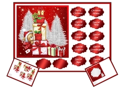 Teddies Christmas Presents Mini Kit