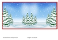 Insert to match Christmas card front with football & Santa hat