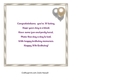 30th birthday insert with balloons and verse