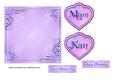 Purple Card Front, Mum, Nan
