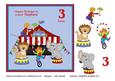 Birthday Card for Nephew Age 3 with Circus