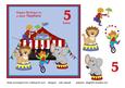 Birthday Card for Nephew Age 5 with Circus