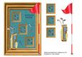 Birthday Card for Son with Golf Caddy & Flag