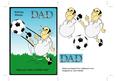Birthday Card for Dad Playing Football