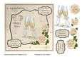 Diamond Wedding Anniversary Card with Champagne & Roses