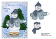 Christmas card for Special Son with snowman decoupage