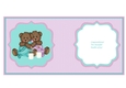 Insert for baby twins card with baby bears & bottles, cup780562_2306