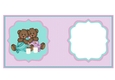 Insert for baby twins card with baby bears & bottles, cup780562_2306