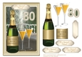 Birthday Toast 80th Birthday card