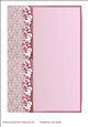 Insert to match floral card topper cup857509_2306