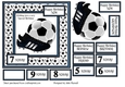 FOOTBALL BIRTHDAY CARD FOR BOYS AGED 4-9. blue