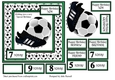 FOOTBALL BIRTHDAY CARD FOR BOYS AGED 4-9. GREEN