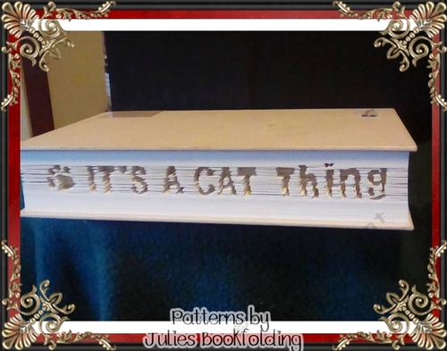 AN89 Its a cat thing horizontal book folding pattern