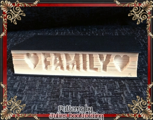 F7 family horizontal Cut and fold bookfolding pattern