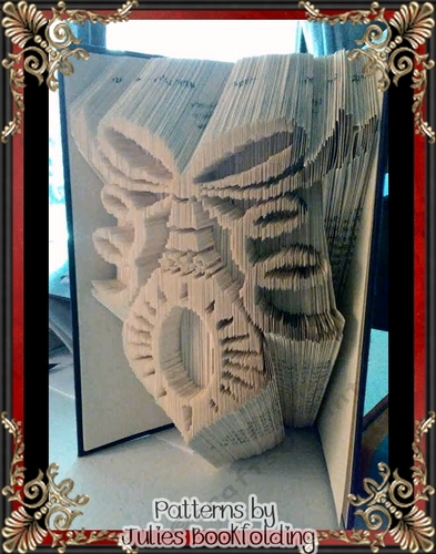 CH5 Christmas ornament 1 book folding pattern