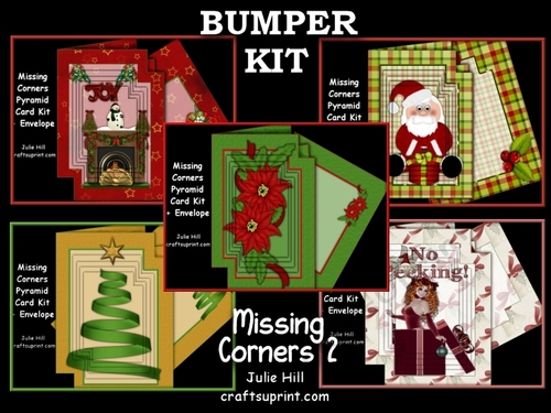 Bumper kit Christmas missing corners card kits 2