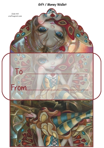 Clockwork Strangeling fairy masquerade gift money wallet