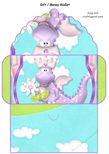 Dragon Princess money gift wallet
