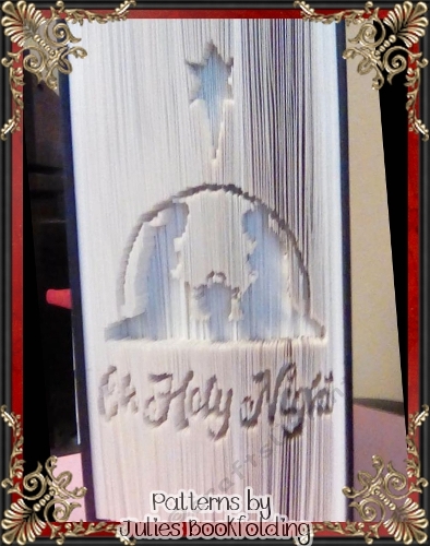 CH13 Oh holy night book folding pattern