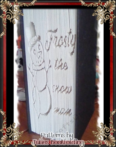 CH14 Frosty the snowman book folding pattern