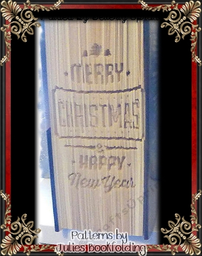 CH24 Merry Christmas happy new year book folding pattern