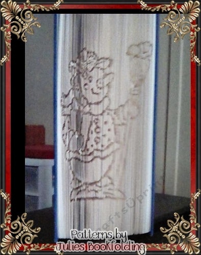 CH28 Snowman 2 book folding pattern