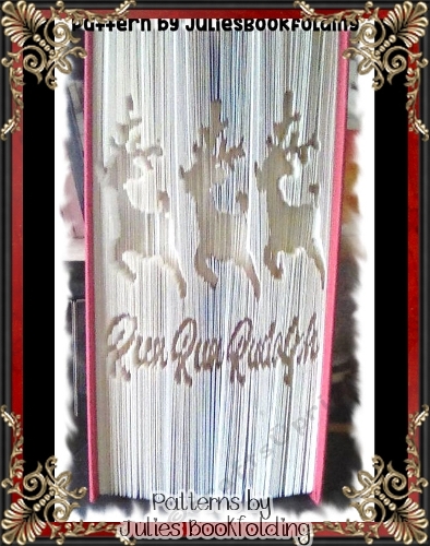 CH35 Run run Rudolph folding book pattern