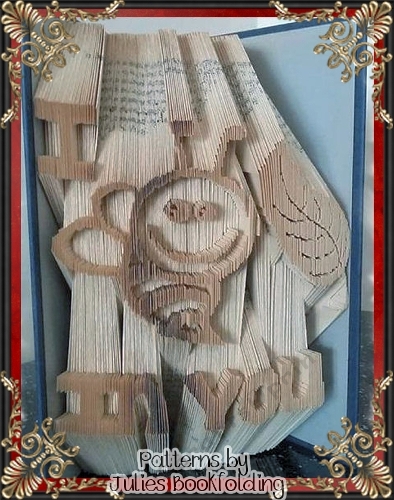 AN28 I beeleaf in you book folding pattern