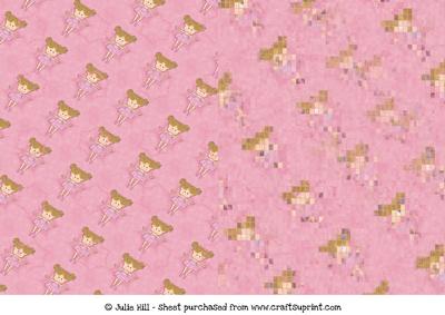 Pink Ballerina Background Papers