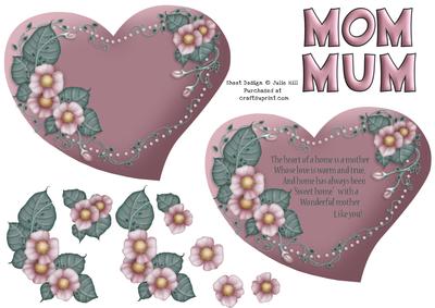 Mothers Day Decoupage Topper
