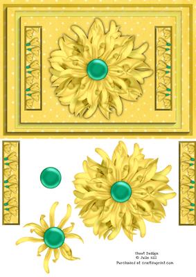 Lemon Fresh Decoupage Card Sheet