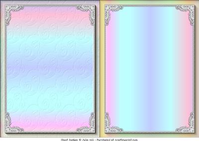 Pastel and Lace Card Fronts
