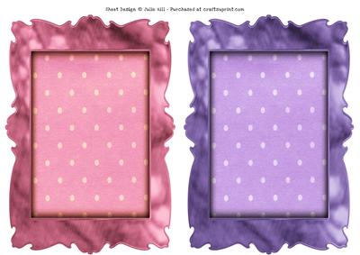 Pink and Lilac Toppers