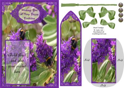 Wishing You a Buzzy Birthday Bookmark Keepsake