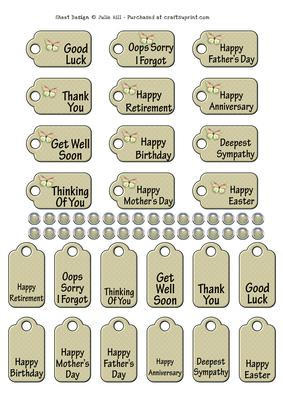 Sentiment Tags with Brads