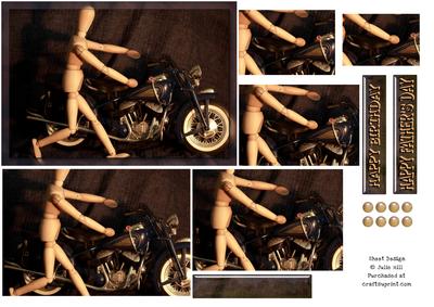 Mannekin and Motorbike Pyramid Sheet