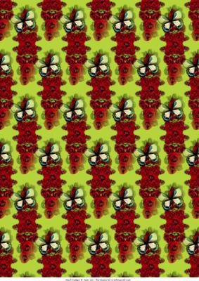 Butterfly Roses Bright Backing Paper