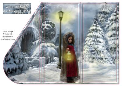 Winter Happy Holiday Teardrop