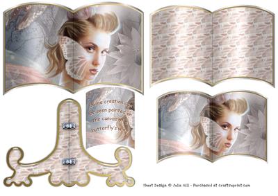 Butterfly Catcher Fairy Bookatrix Sheet and Stand