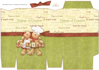Gingerbread Christmas Pinch Bag