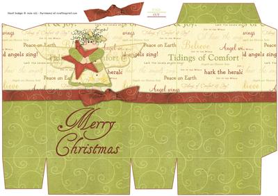 Merry Christmas Angel Pinch Bag