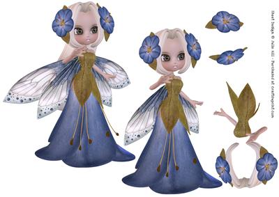 Butterfly Fairy Decoupage Sheet